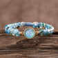 Liora Bracelet - Elegante Blauwe Opaal Sieraad