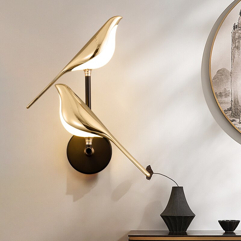 BirdGlow - Luxe LED Vogel Wandlamp