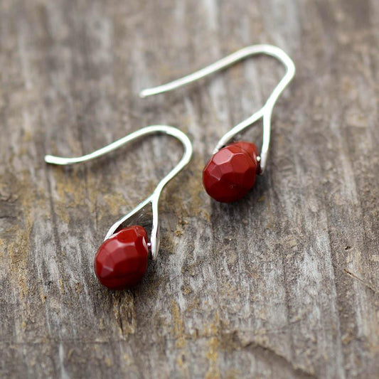 Serenella Drops - Elegante Oorbellen met Natuurlijke Edelstenen