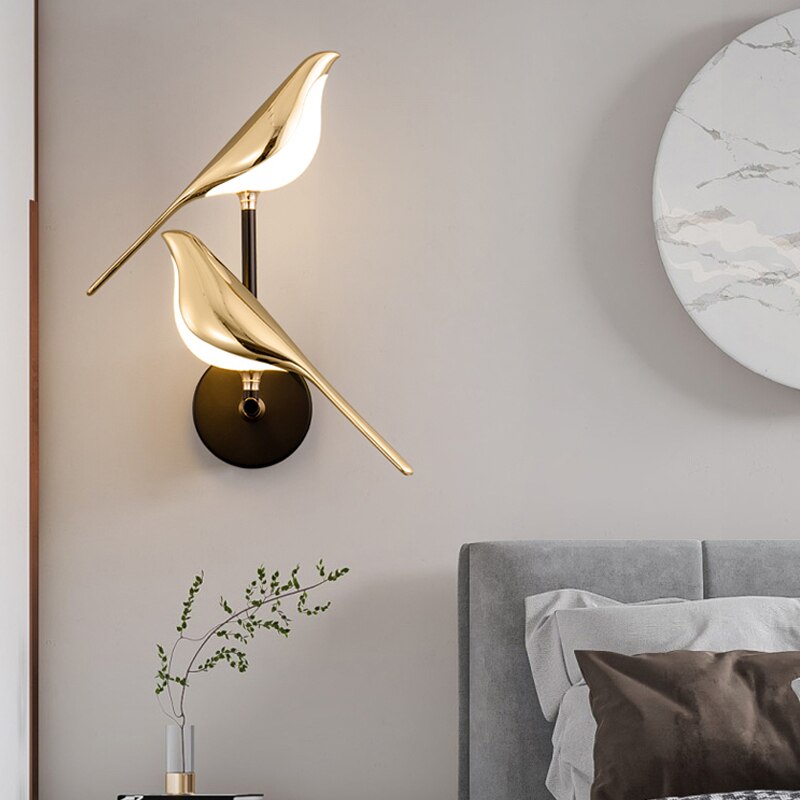 BirdGlow - Luxe LED Vogel Wandlamp