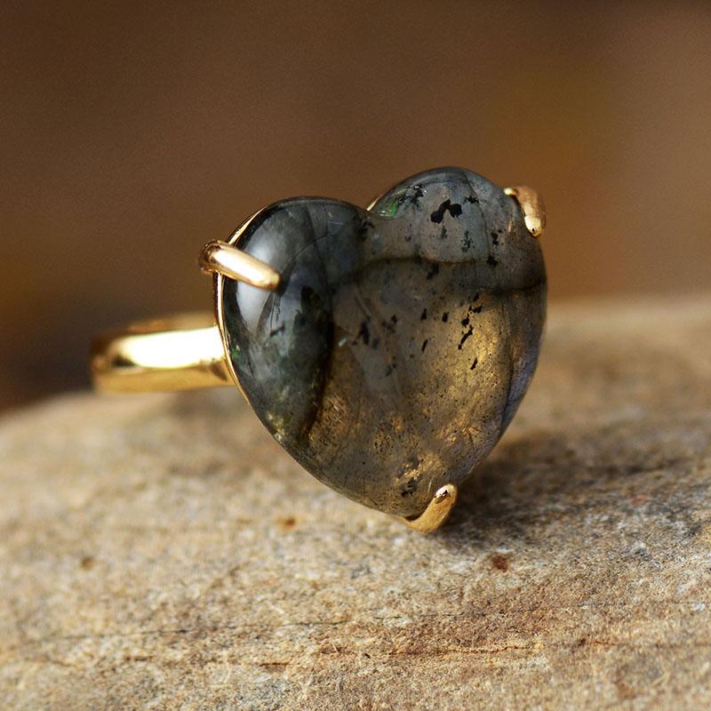 HealingGem Ring - Elegante Edelsteen Sieraden