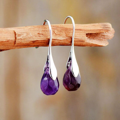 Serenella Drops - Elegante Oorbellen met Natuurlijke Edelstenen