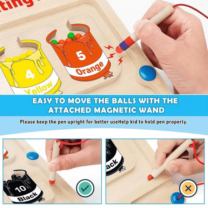 MagneticMaze Game – Educatief Leerdoolhof voor Kinderen