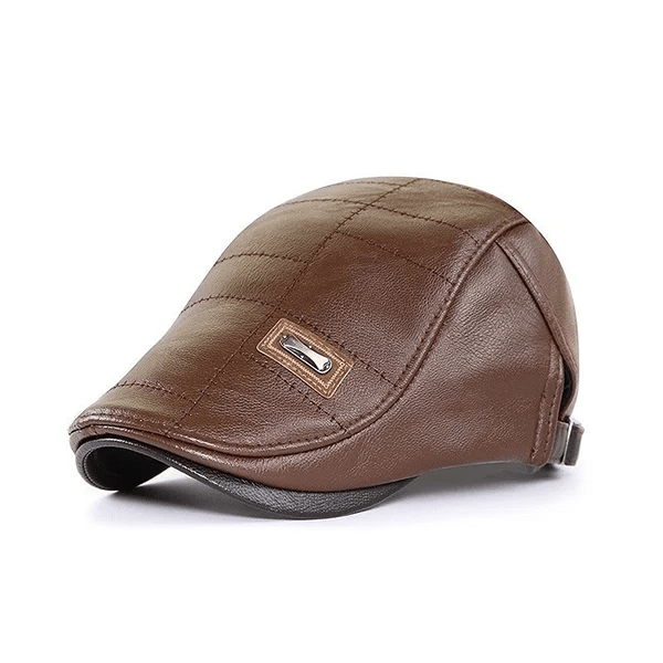 LuxeStyle Beret – Tijdloze Elegantie van Leer
