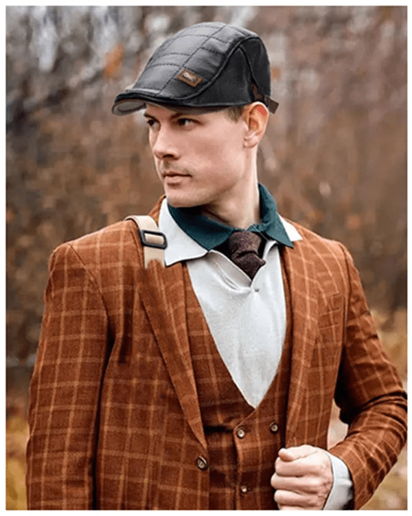 LuxeStyle Beret – Tijdloze Elegantie van Leer