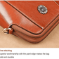 LeatherVibe - Elegante Leren Crossbody Tas