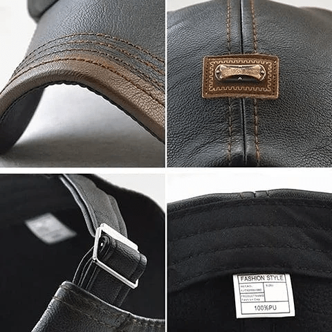 LuxeStyle Beret – Tijdloze Elegantie van Leer