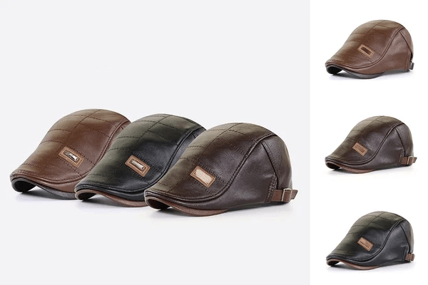 LuxeStyle Beret – Tijdloze Elegantie van Leer