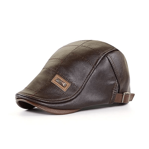 LuxeStyle Beret – Tijdloze Elegantie van Leer