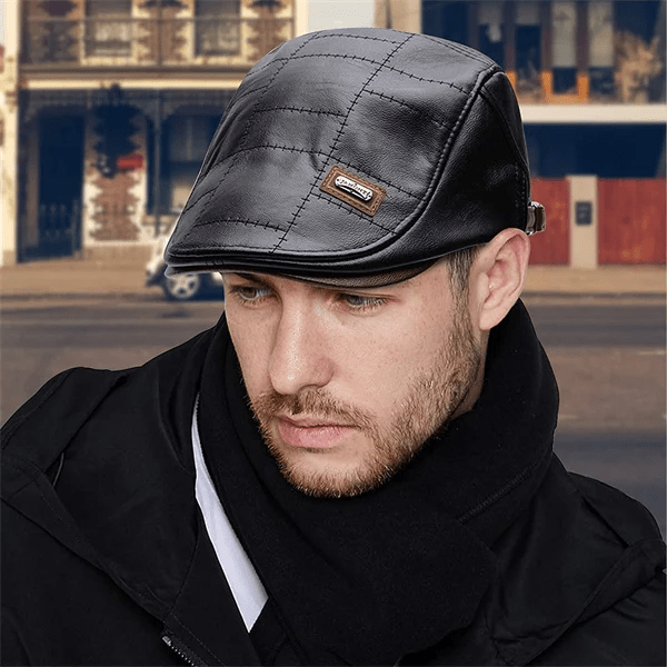 LuxeStyle Beret – Tijdloze Elegantie van Leer