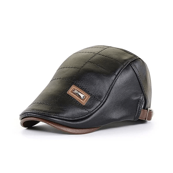LuxeStyle Beret – Tijdloze Elegantie van Leer