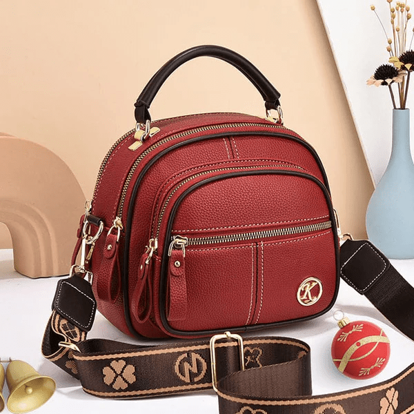TimelessCharm - Elegante Leren Crossbodytas voor Elke Dag
