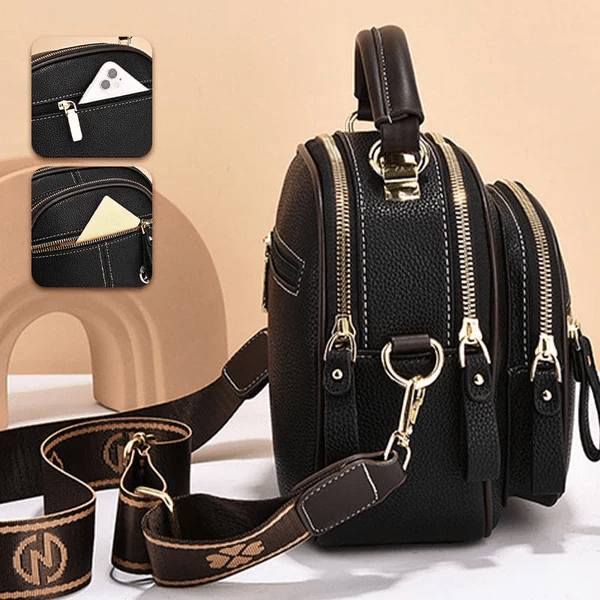 TimelessCharm - Elegante Leren Crossbodytas voor Elke Dag