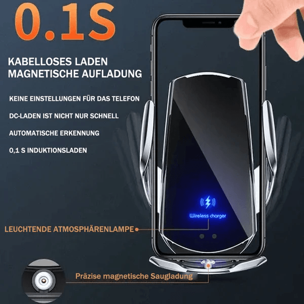 QuickCharge Holder - Zelfsluitende Oplaadhouder voor Snel Laden