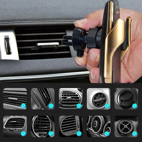 QuickCharge Holder - Zelfsluitende Oplaadhouder voor Snel Laden