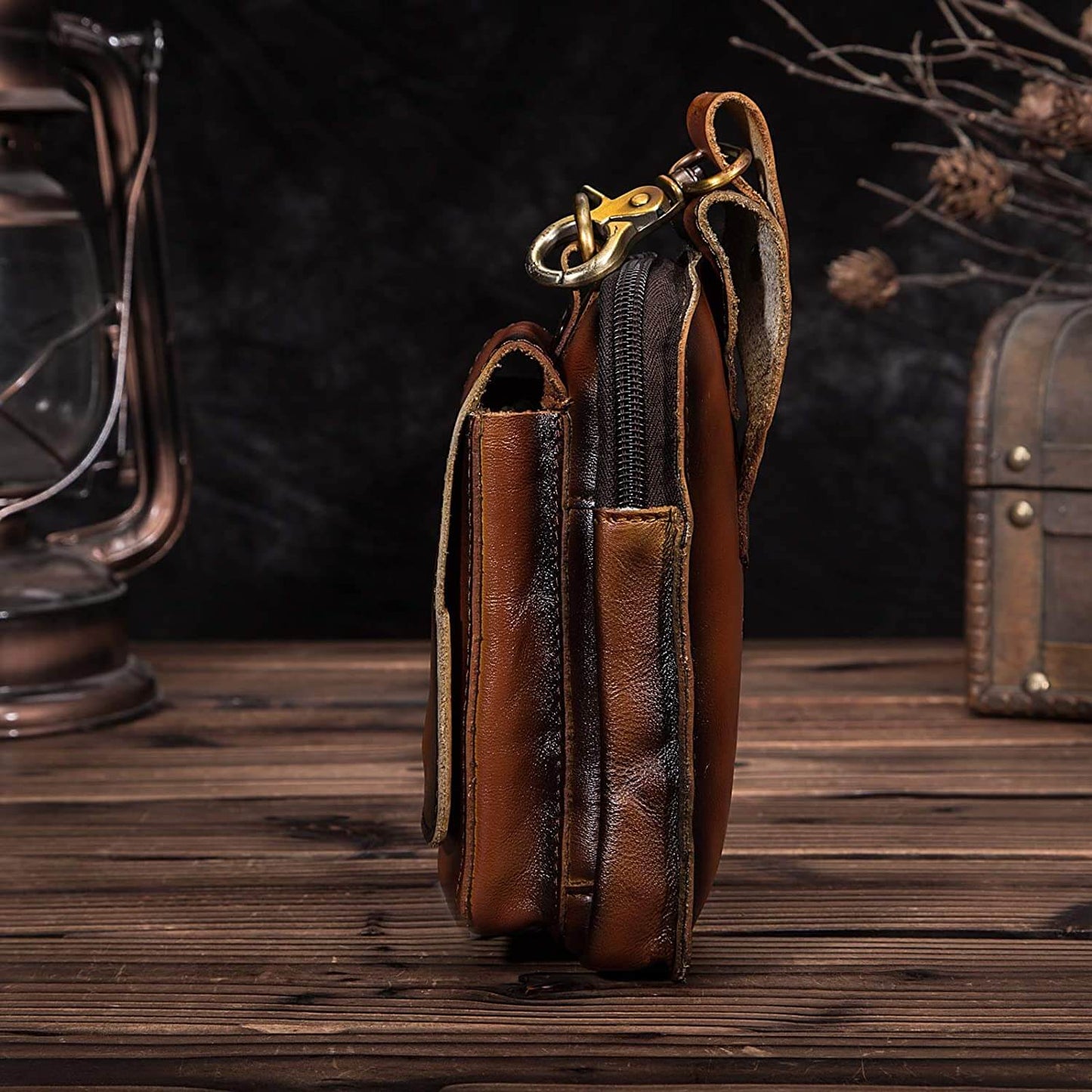 EliteGuard – Luxe Leren Heuptas voor Heren