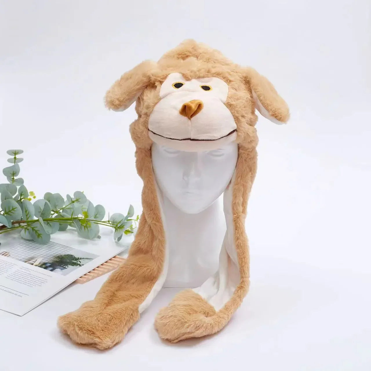 BunnyBounce Hat – Schattige Muts met Beweegbare Oortjes