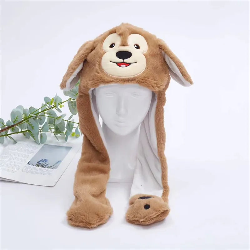BunnyBounce Hat – Schattige Muts met Beweegbare Oortjes