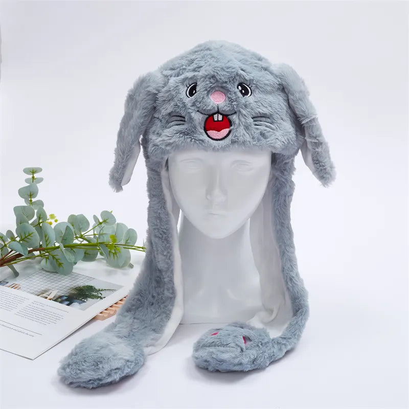 BunnyBounce Hat – Schattige Muts met Beweegbare Oortjes