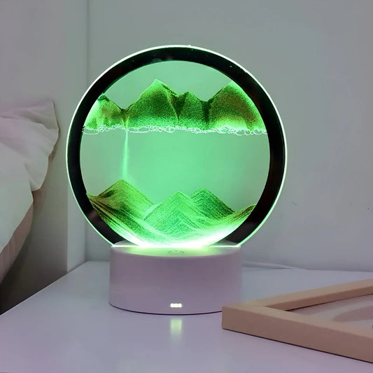 Betoverende Drijfzand Kunstlamp – Magische Animatieverlichting voor Elk Interieur