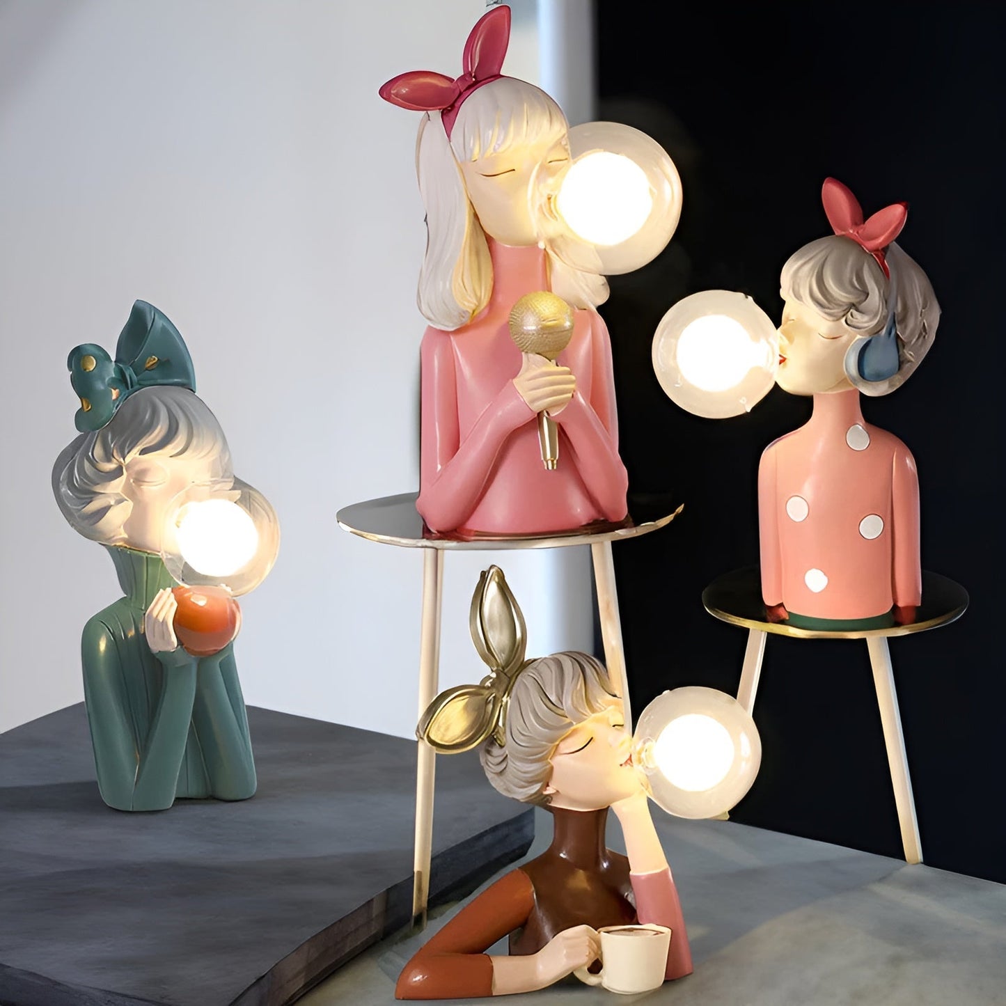 BubbleGlam Luxe Verlichting – Sfeermaker met Elegante Bubbelontwerp