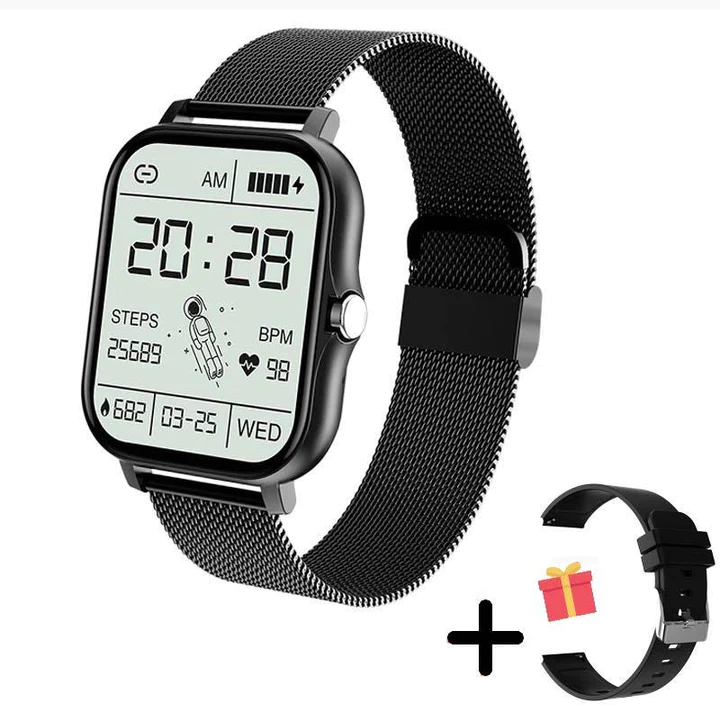 HealthWatch – Luxe Multifunctionele Smartwatch voor Gezondheid
