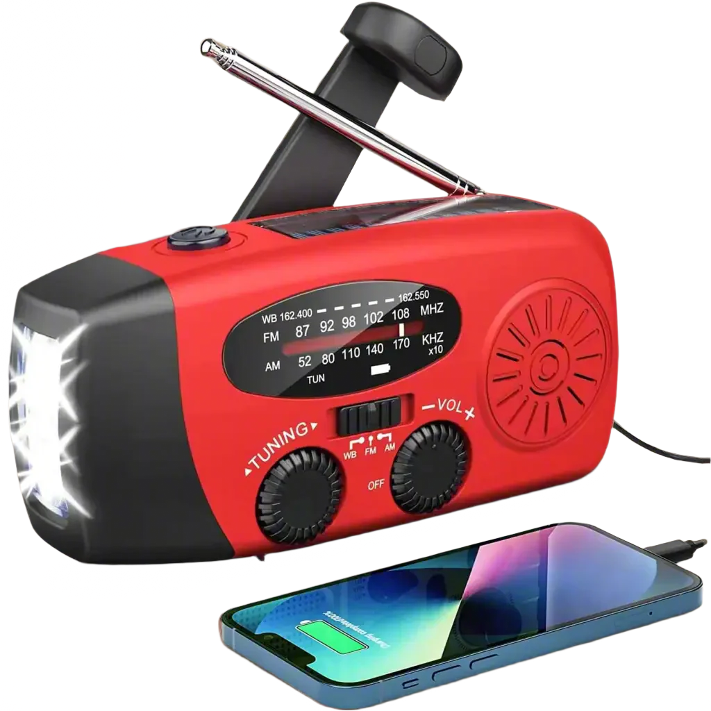 RescueReady - Compacte Noodradio met USB-oplading