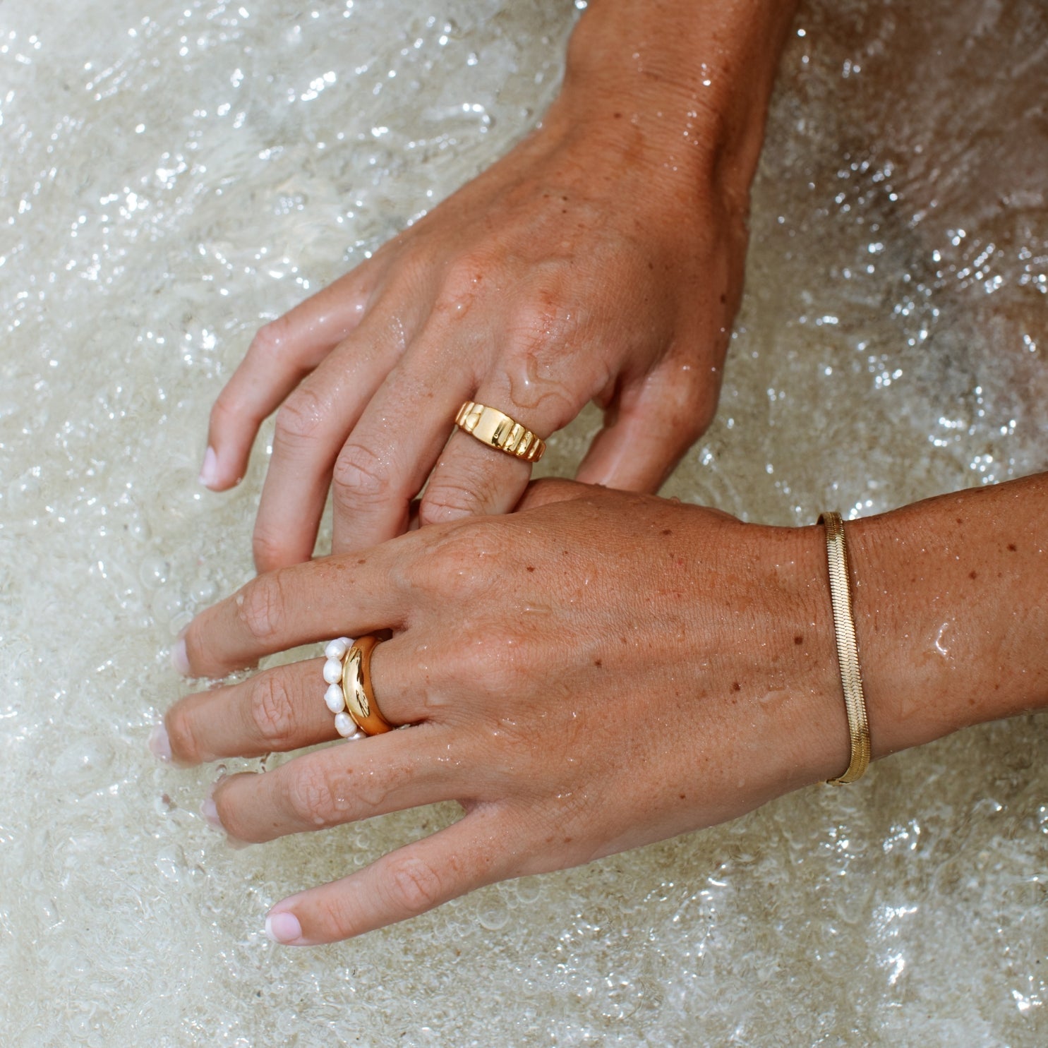 Elegante Oceaan Parel Ring voor Dames - Unieke Parelsieraden