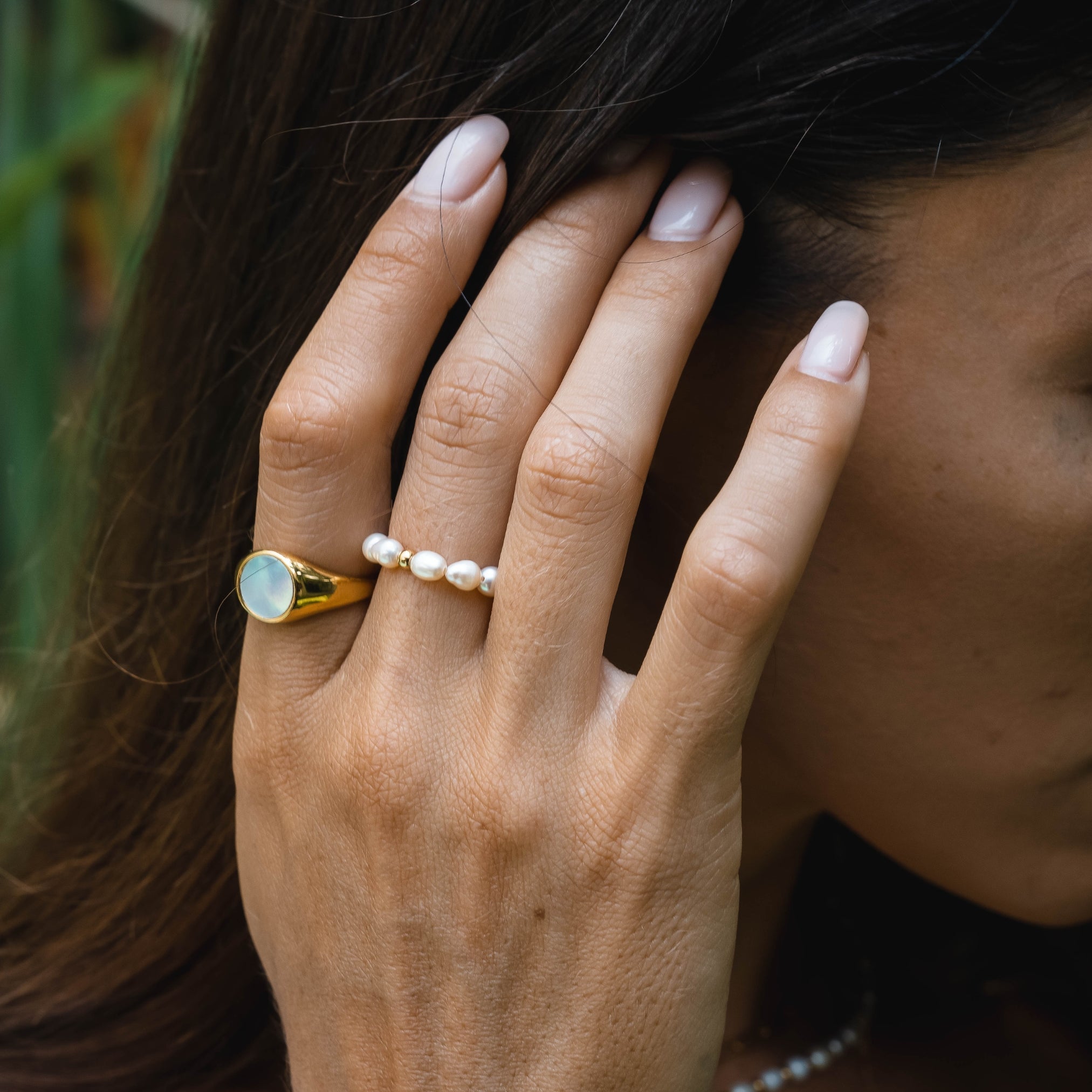 Elegante Oceaan Parel Ring voor Dames - Unieke Parelsieraden