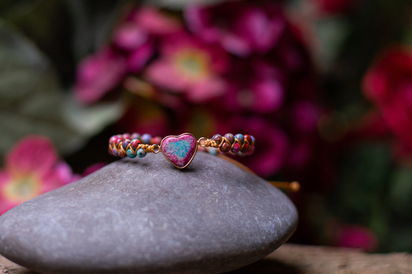 Amélie LoveStone Armband - Elegante Jaspis Accessoire