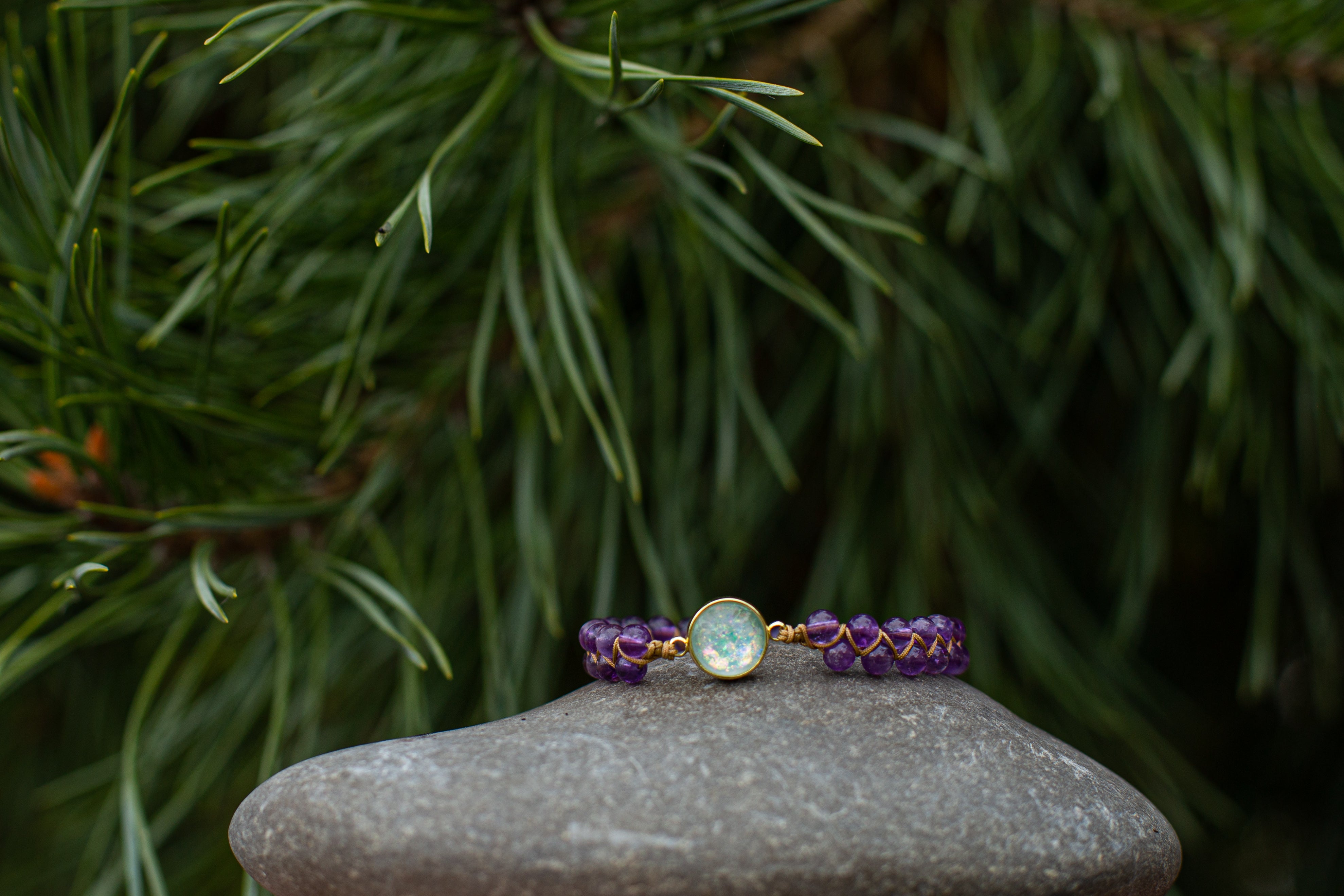 Amethyst Glow Bracelet - Krachtige Energie Accessoire