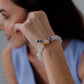 Butterfly Charm Bracelet – Elegante Witte Agaat