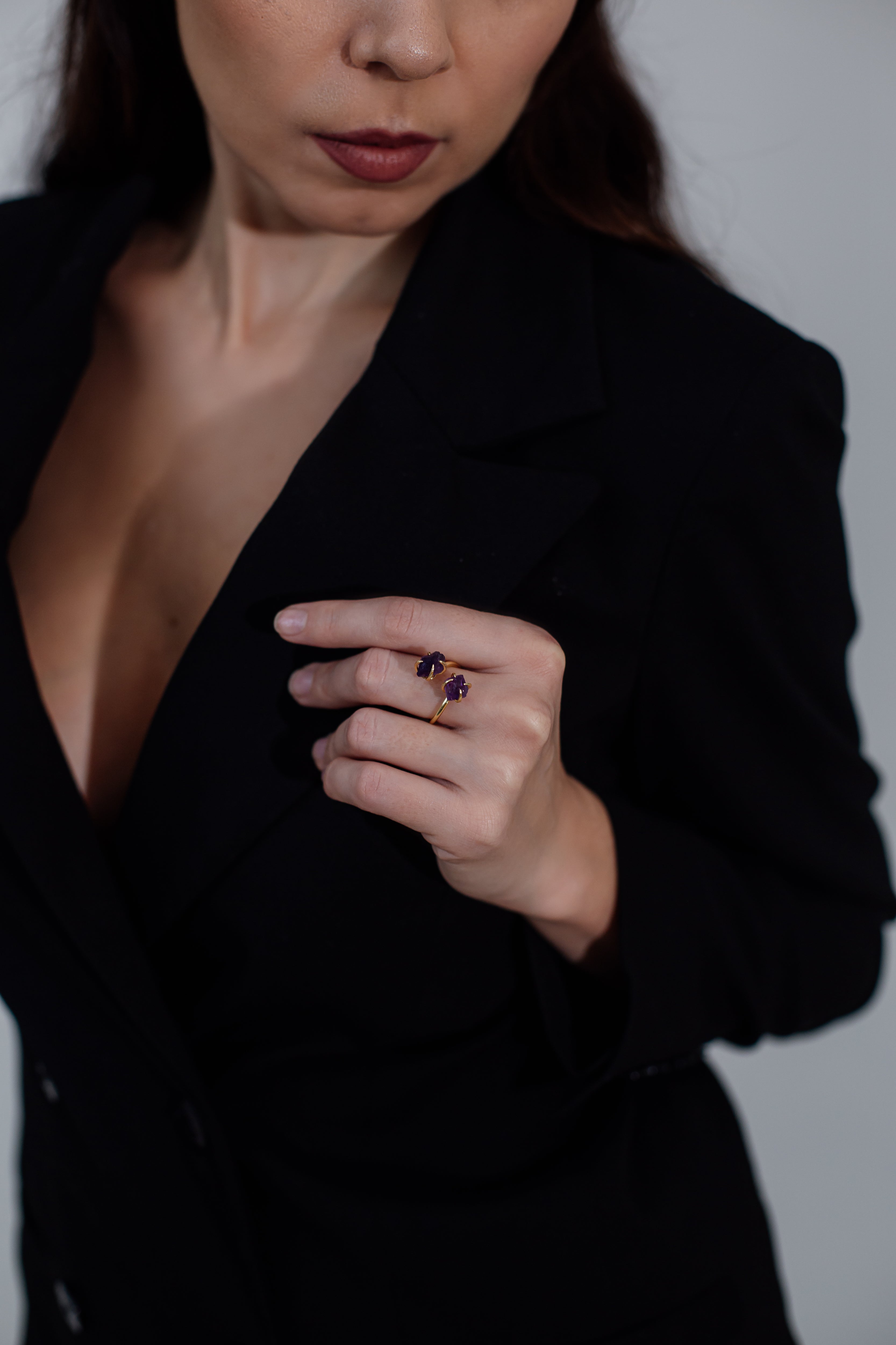 RawStone Ring - Unieke Edelsteen met Ruwe Afwerking