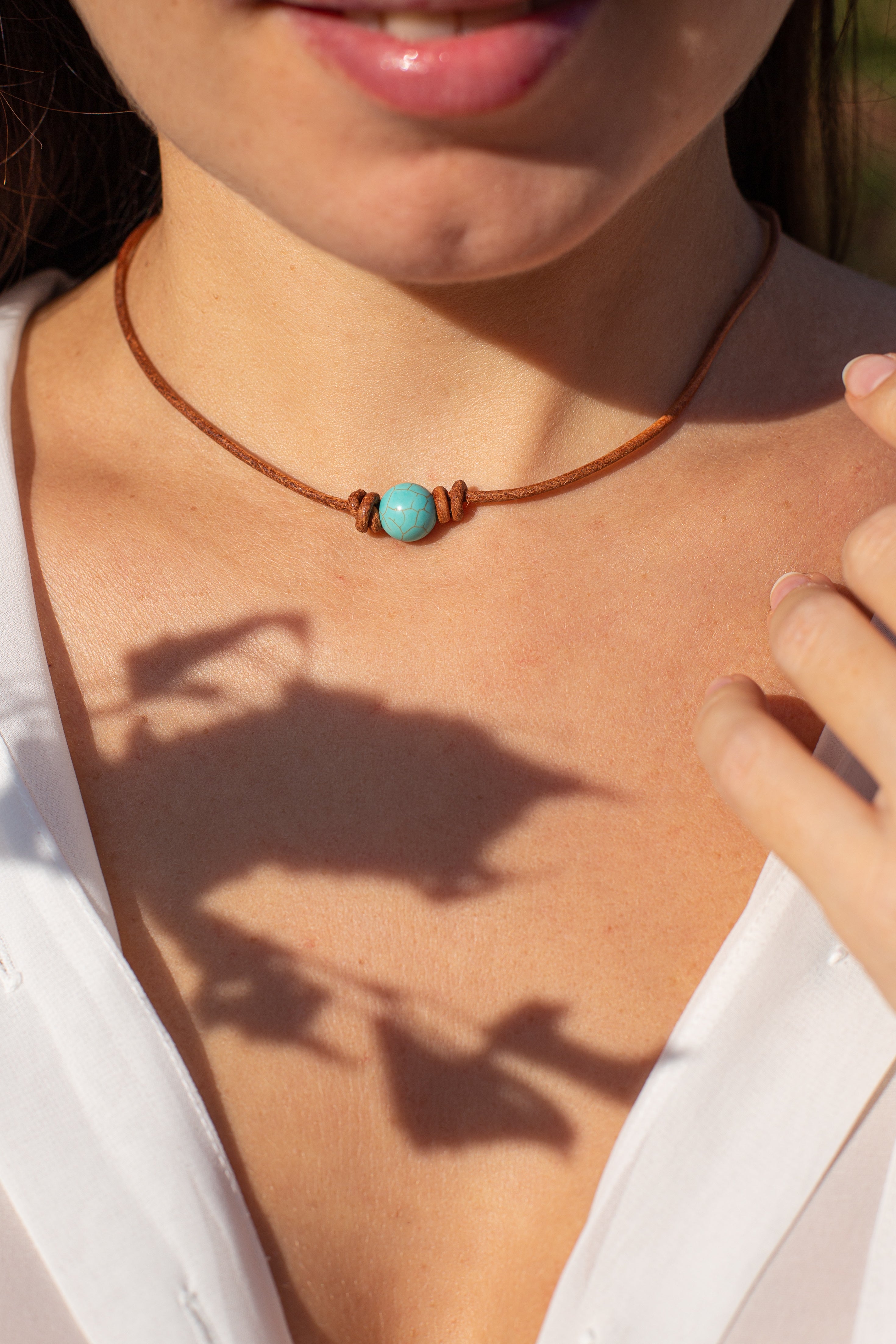 Calista Necklace – Elegante Turkoois Choker