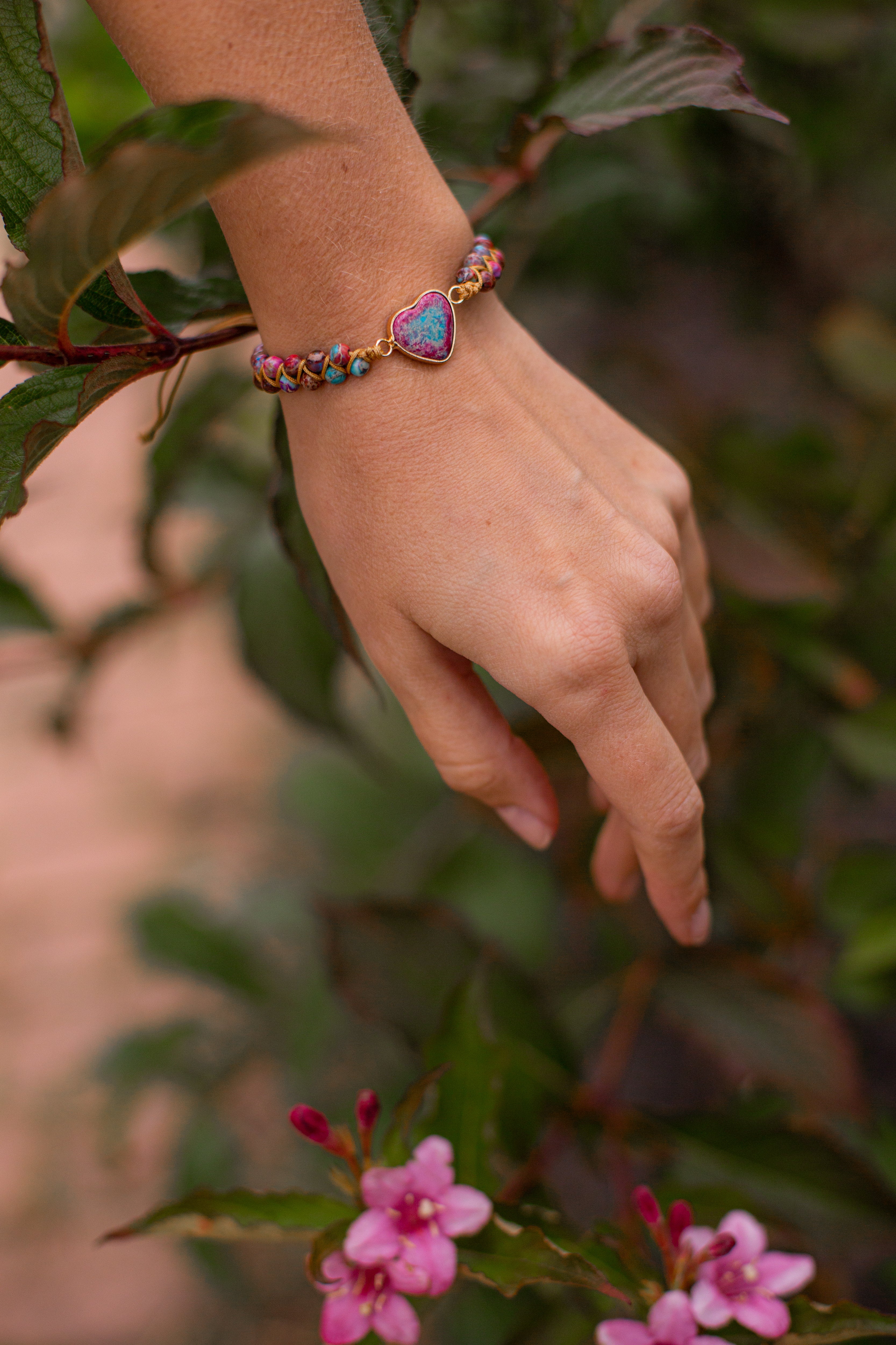 Amélie LoveStone Armband - Elegante Jaspis Accessoire