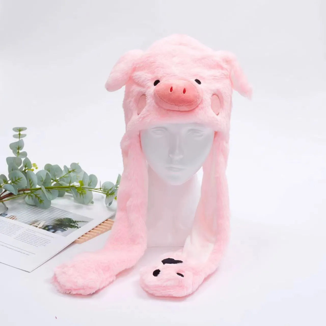 BunnyBounce Hat – Schattige Muts met Beweegbare Oortjes
