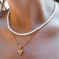 Lunaria - Elegante Hemelse Parelketting