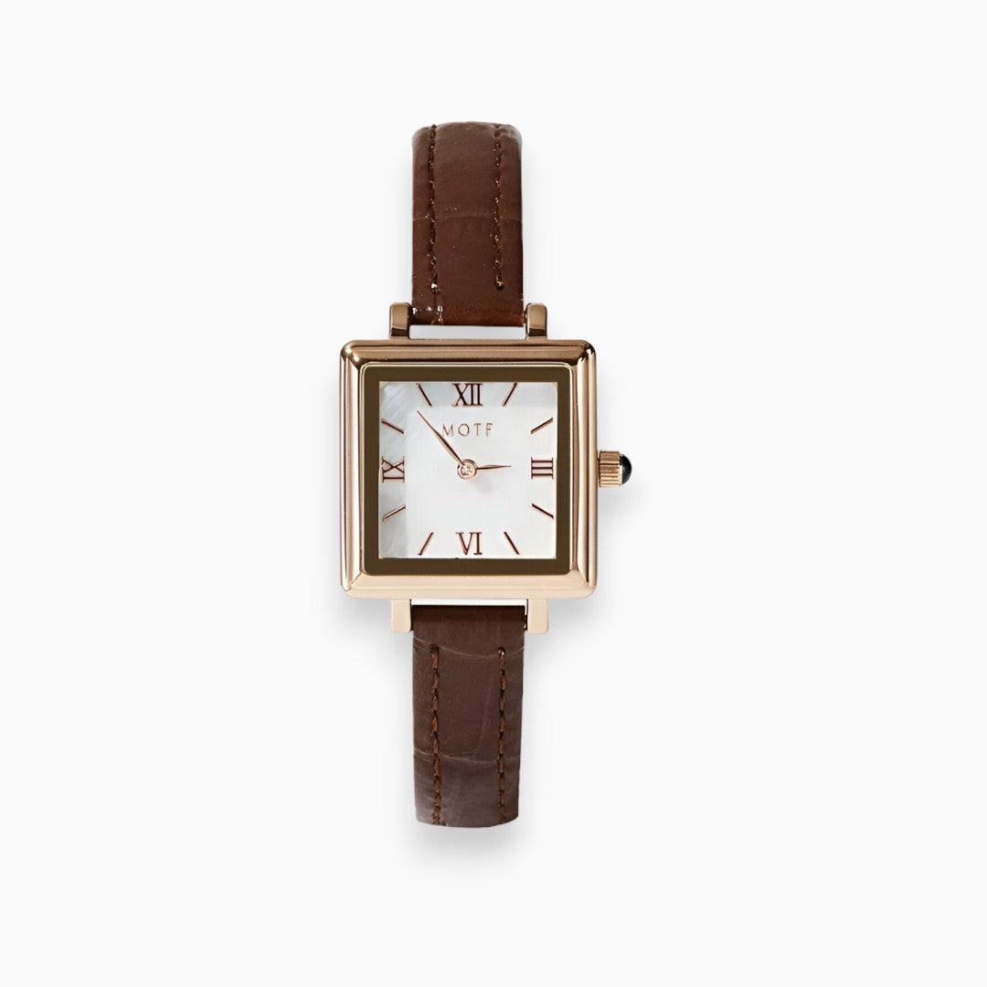 Lucina - Elegante Vierkante Quartz Horloge