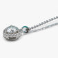 Amouria - Luxe Moissanite Hartvormige Hanger Ketting