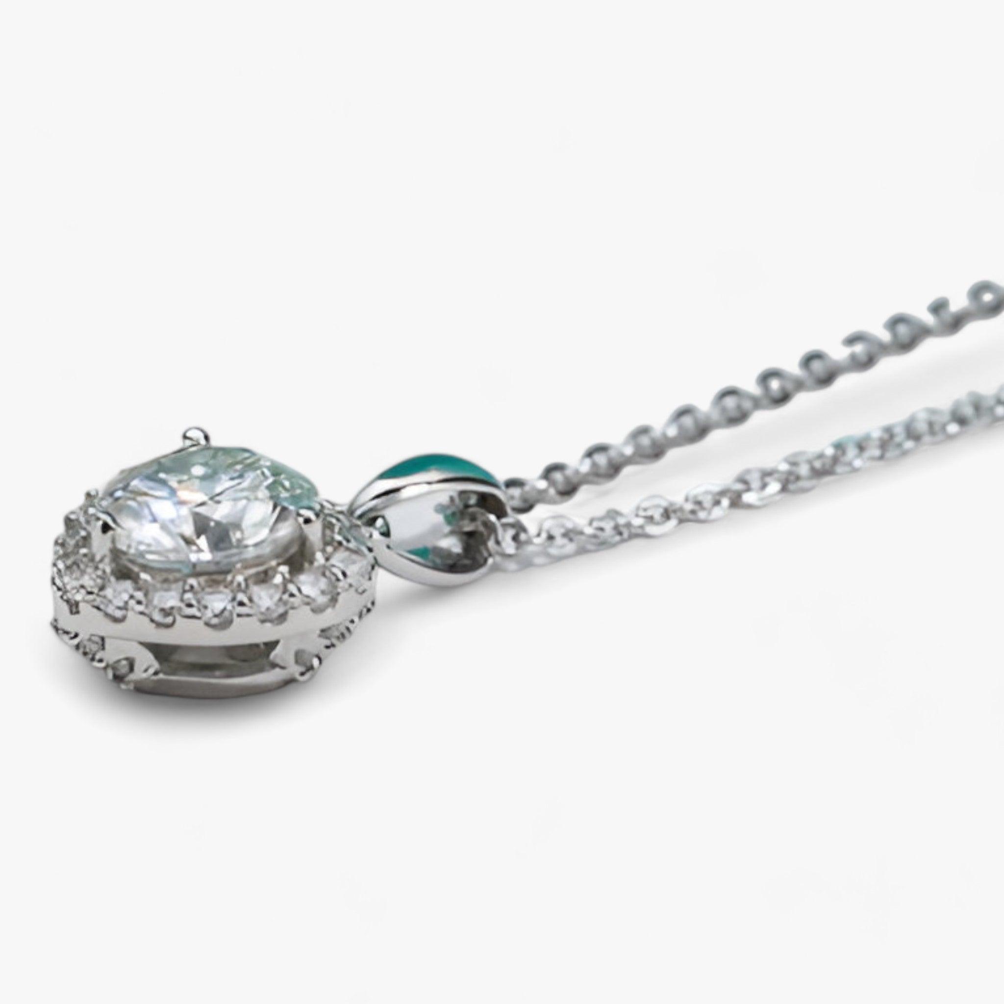 Amouria - Luxe Moissanite Hartvormige Hanger Ketting