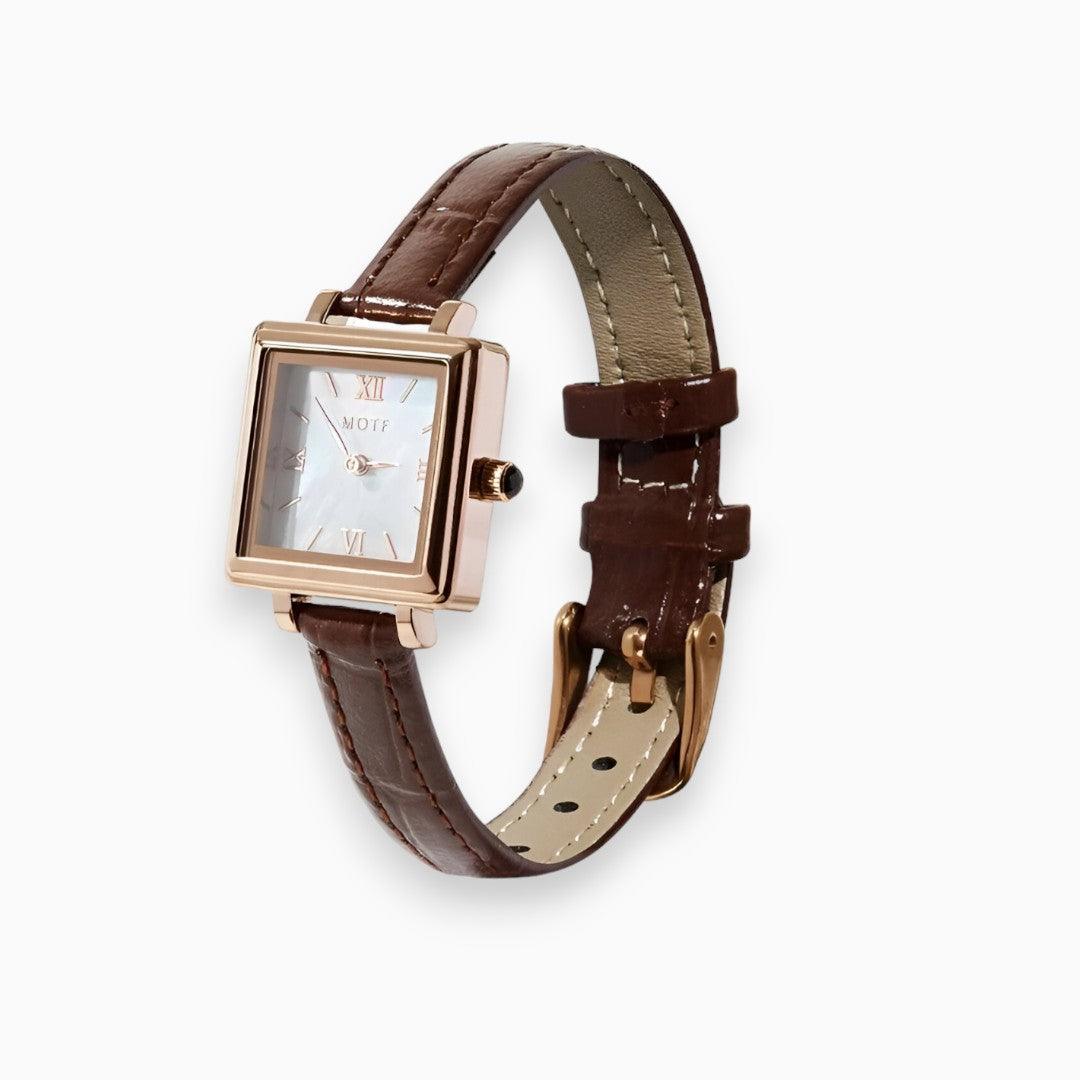 Lucina - Elegante Vierkante Quartz Horloge