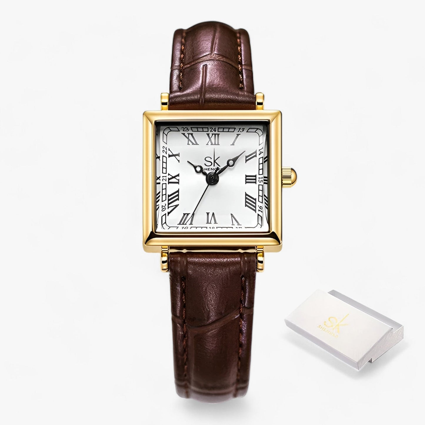 Vivienne Time – Stijlvol Vierkant Dameshorloge