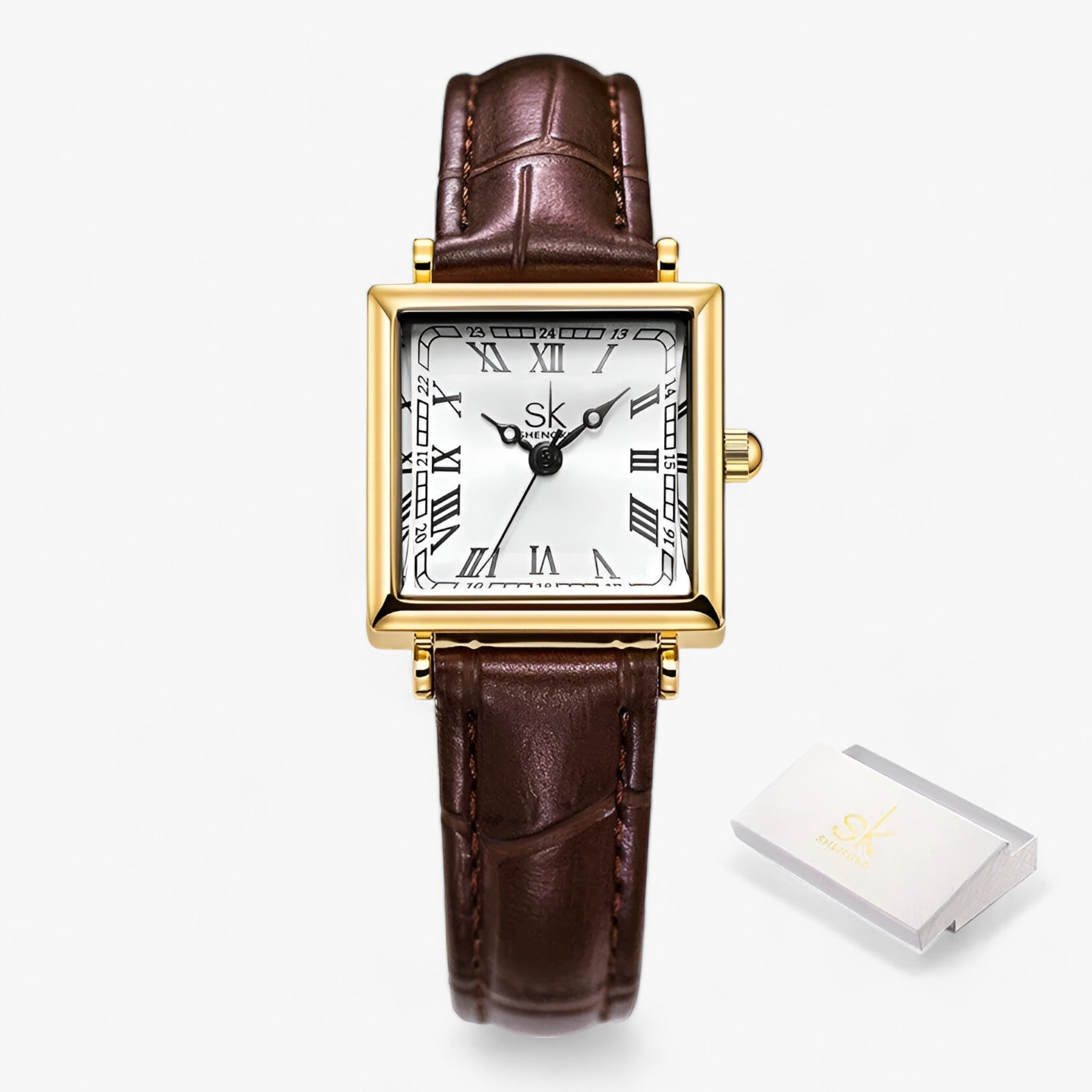 Vivienne Time – Stijlvol Vierkant Dameshorloge