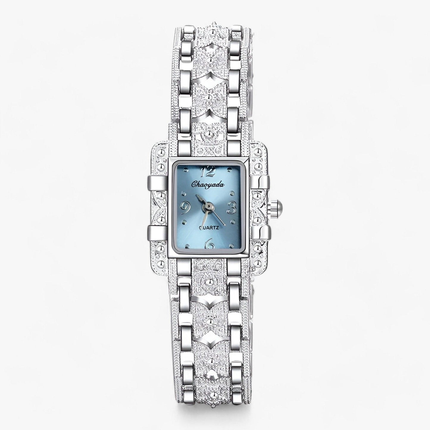 Camille Watch - Elegante Rechthoekige Stijl met Kristallen