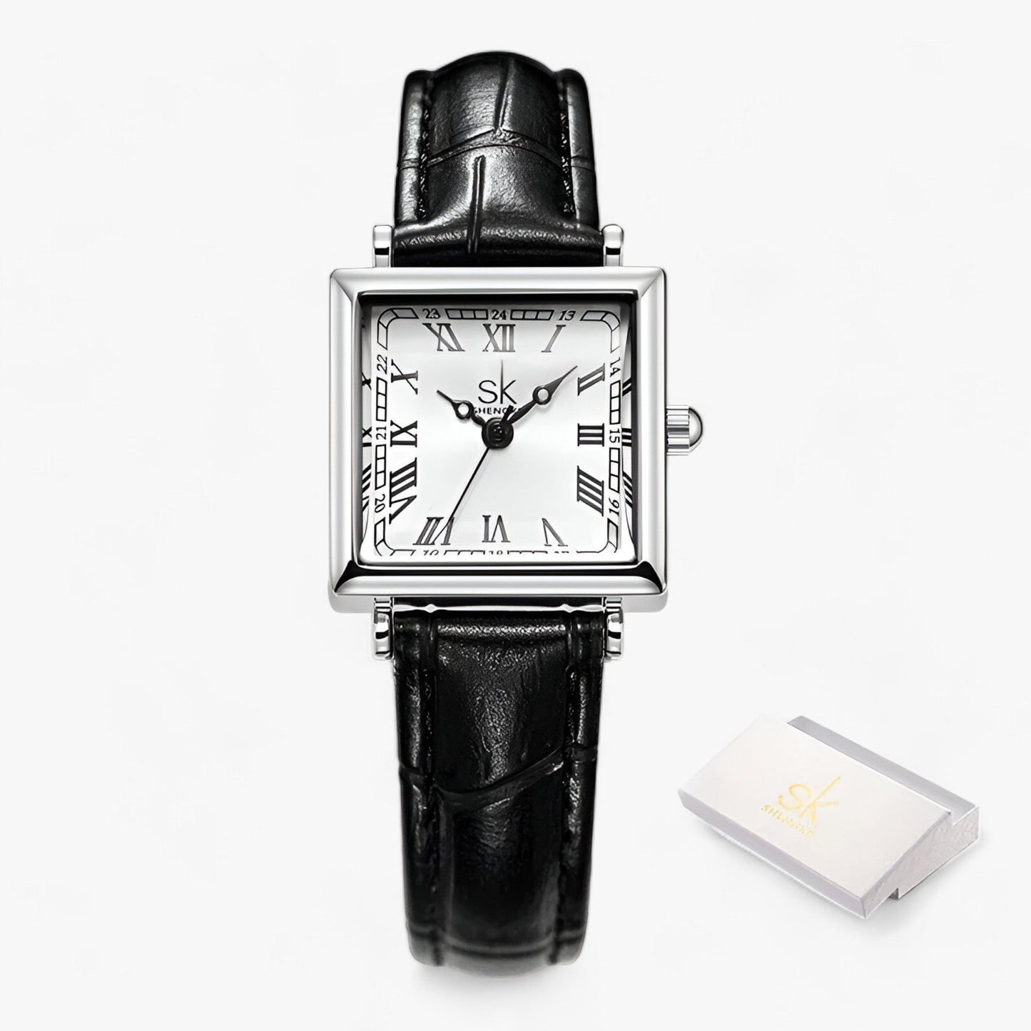 Vivienne Time – Stijlvol Vierkant Dameshorloge