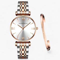 Adeline - Elegante Titanium Dameshorloge