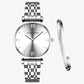 Adeline - Elegante Titanium Dameshorloge