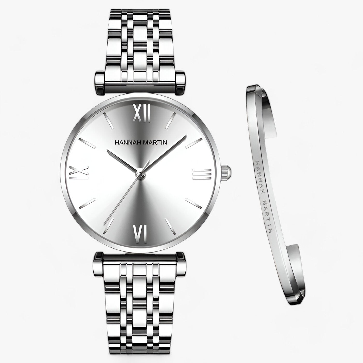 Adeline - Elegante Titanium Dameshorloge