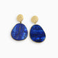 Althea - Luxe Oorbellen met Lapis en Tijgeroog