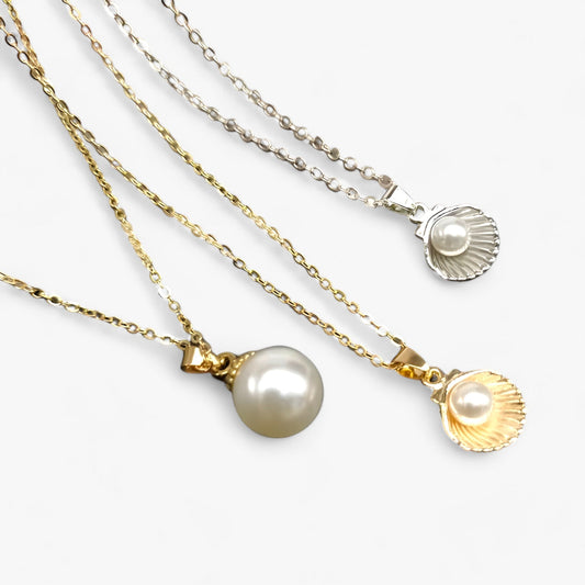 Maris - Elegante Schelp en Parel Sieraad